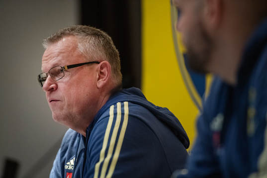 Head coach Janne Andersson of Sweden