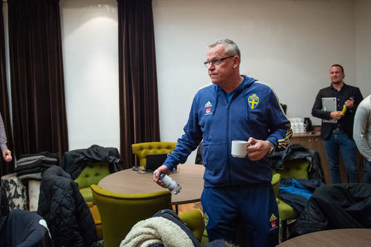 Head coach Janne Andersson of Sweden