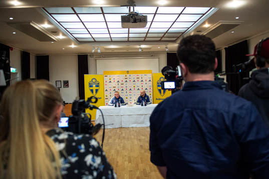 Head coach Janne Andersson of Sweden