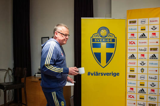 Head coach Janne Andersson of Sweden