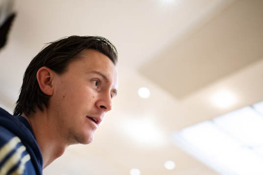 Kristoffer Olsson of the Swedish national football team at