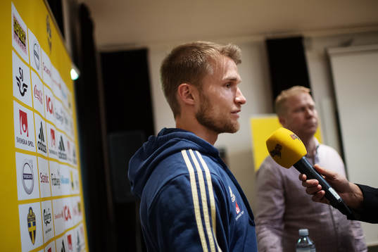 Sebastian Andersson of the Swedish national football team