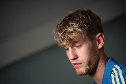 Filip Helander of the Swedish national football team at a