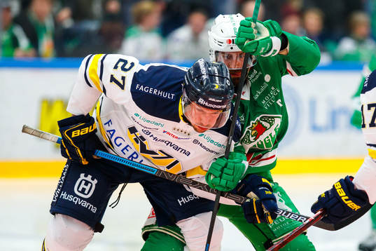 s David Gustafsson och Rögles Taylor Matson