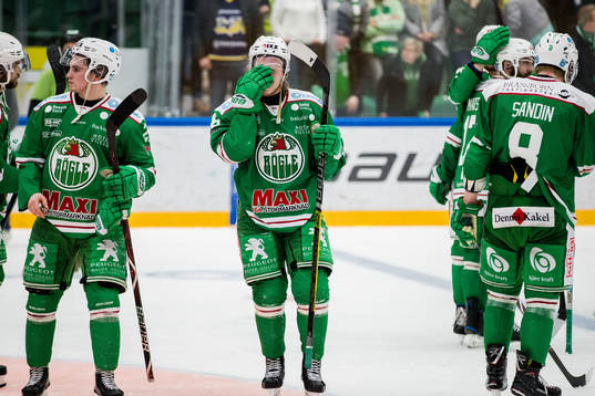 Rögles Nils Höglander, Erik Andersson och Linus Sandin