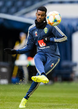 Alexander Isak of Sweden