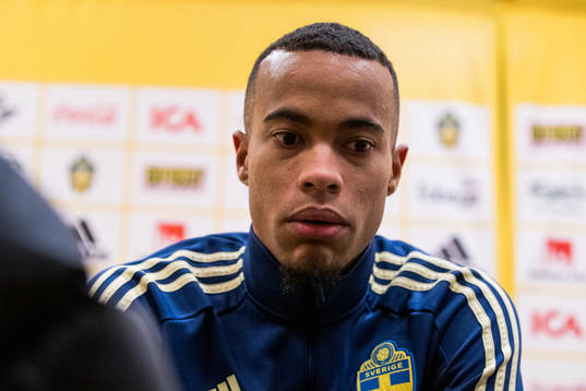 Robin Quaison of Sweden
