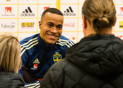 Robin Quaison of Sweden