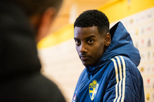 Alexander Isak of Sweden