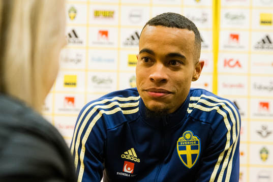 Robin Quaison of Sweden