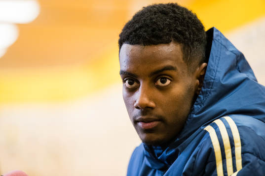 Alexander Isak of Sweden