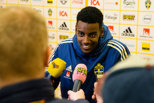 Alexander Isak of Sweden