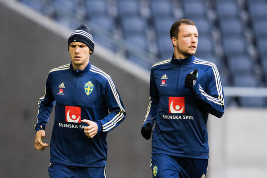 Albin Ekdal and Jakob Johansson of Sweden