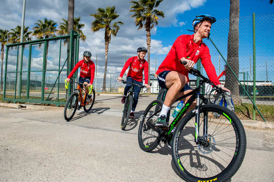 Iver Fossum, Martin Ødegaard and Kristoffer Ajer of Norway