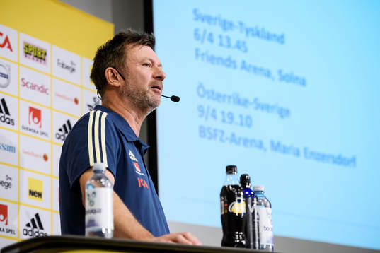 Peter Gerhardsson, förbundskapten för damlandslaget