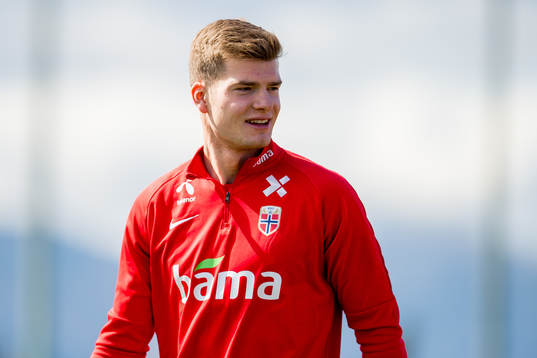 Alexander Sørloth of Norway