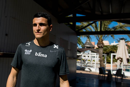 Mohamed Elyounoussi of Norway poses for a portrait