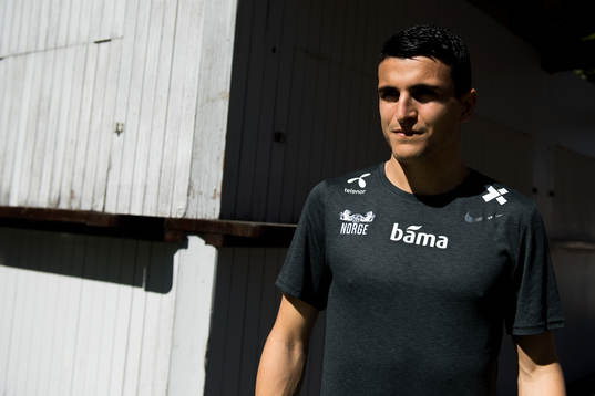 Mohamed Elyounoussi of Norway poses for a portrait
