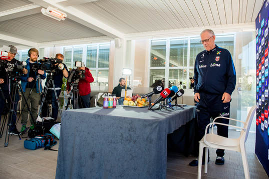 Lars Lagerbäck, head coach of Norway