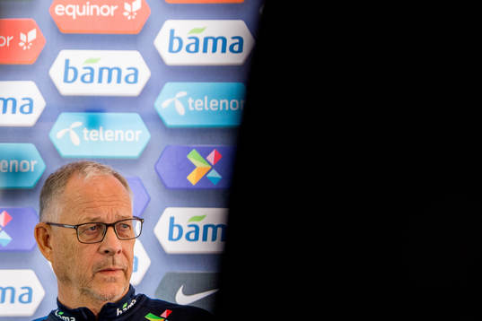 Lars Lagerbäck, head coach of Norway