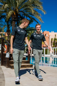 Martin Ødegaard and Mats Møller Dæhli of Norway