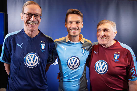 Staffan Tapper, Markus Rosenberg och Anders Ljungberg