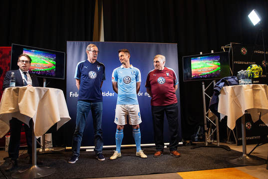 Staffan Tapper, Markus Rosenberg och Anders Ljungberg