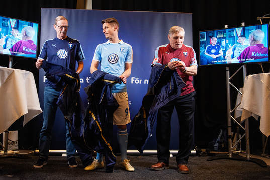 Staffan Tapper, Markus Rosenberg och Anders Ljungberg