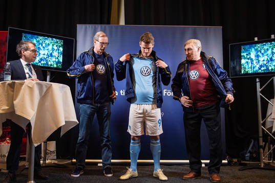 Staffan Tapper, Markus Rosenberg och Anders Ljungberg