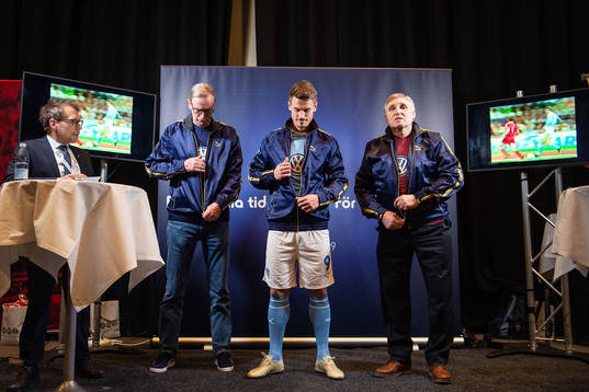 Staffan Tapper, Markus Rosenberg och Anders Ljungberg