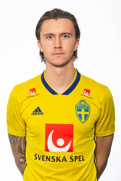 Kristoffer Olsson of the Swedish national football team