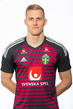 Karl-Johan Johnsson of the Swedish national football team