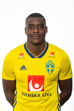 Ken Sema of the Swedish national football team poses for a
