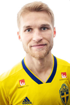 Sebastian Andersson of the Swedish national football team