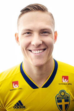 Ludwig Augustinsson of the Swedish national football team
