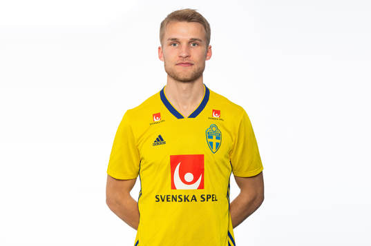Sebastian Andersson of the Swedish national football team