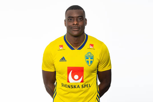Ken Sema of the Swedish national football team poses for a