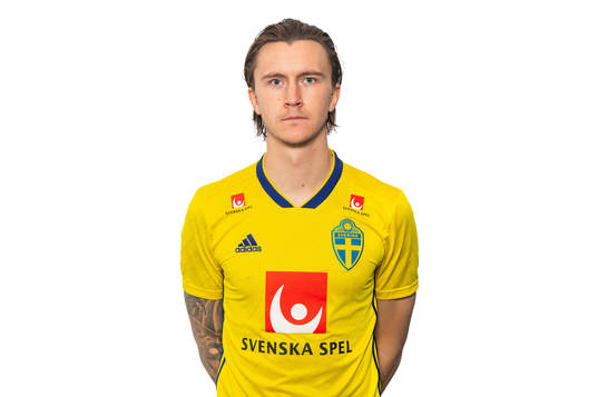Kristoffer Olsson of the Swedish national football team