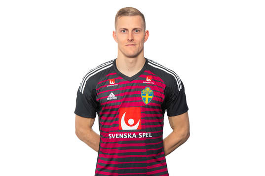 Karl-Johan Johnsson of the Swedish national football team