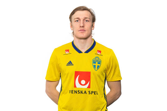 Emil Forsberg of the Swedish national football team poses