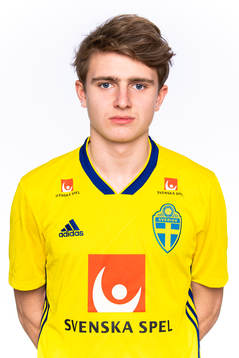 Ludvig Carlius i P18-landslaget
