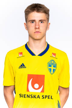 Erik Ahlstrand i P18-landslaget