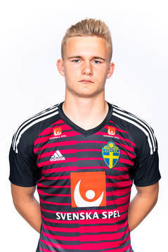 Daniel Strindholm i P18-landslaget