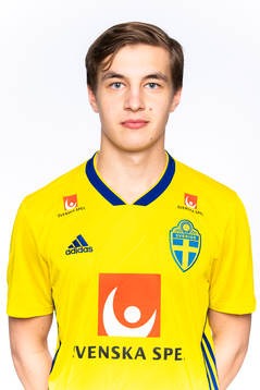 Lukas Lindbäck i P18-landslaget