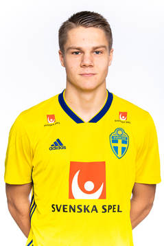 Gustav Broman i P18-landslaget