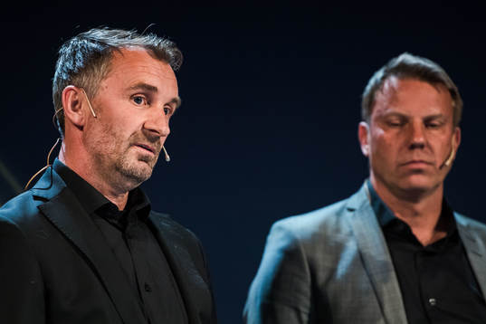 Nemanja Miljanovic, tränare FC Eskilstuna, och Hasse