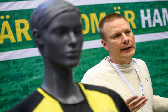 Hammarbys tränare Stefan Billborn