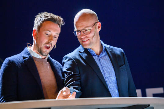 Östersunds tränare Ian Burchnall och GIF Sundsvall