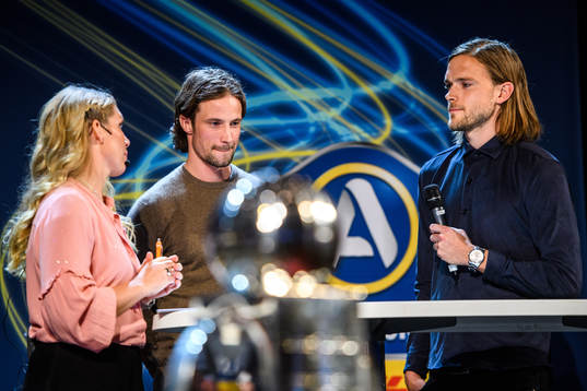 Linus Hallenius, GIF Sundsvall och Tom Pettersson,
