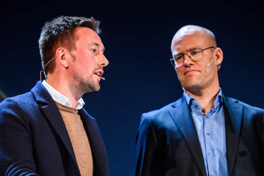 Östersunds tränare Ian Burchnall och GIF Sundsvall